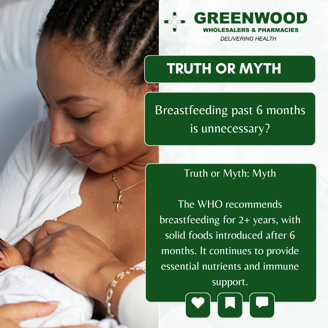 ๐ผ Breastfeeding Beyond 6 Months: Fact or Fiction?